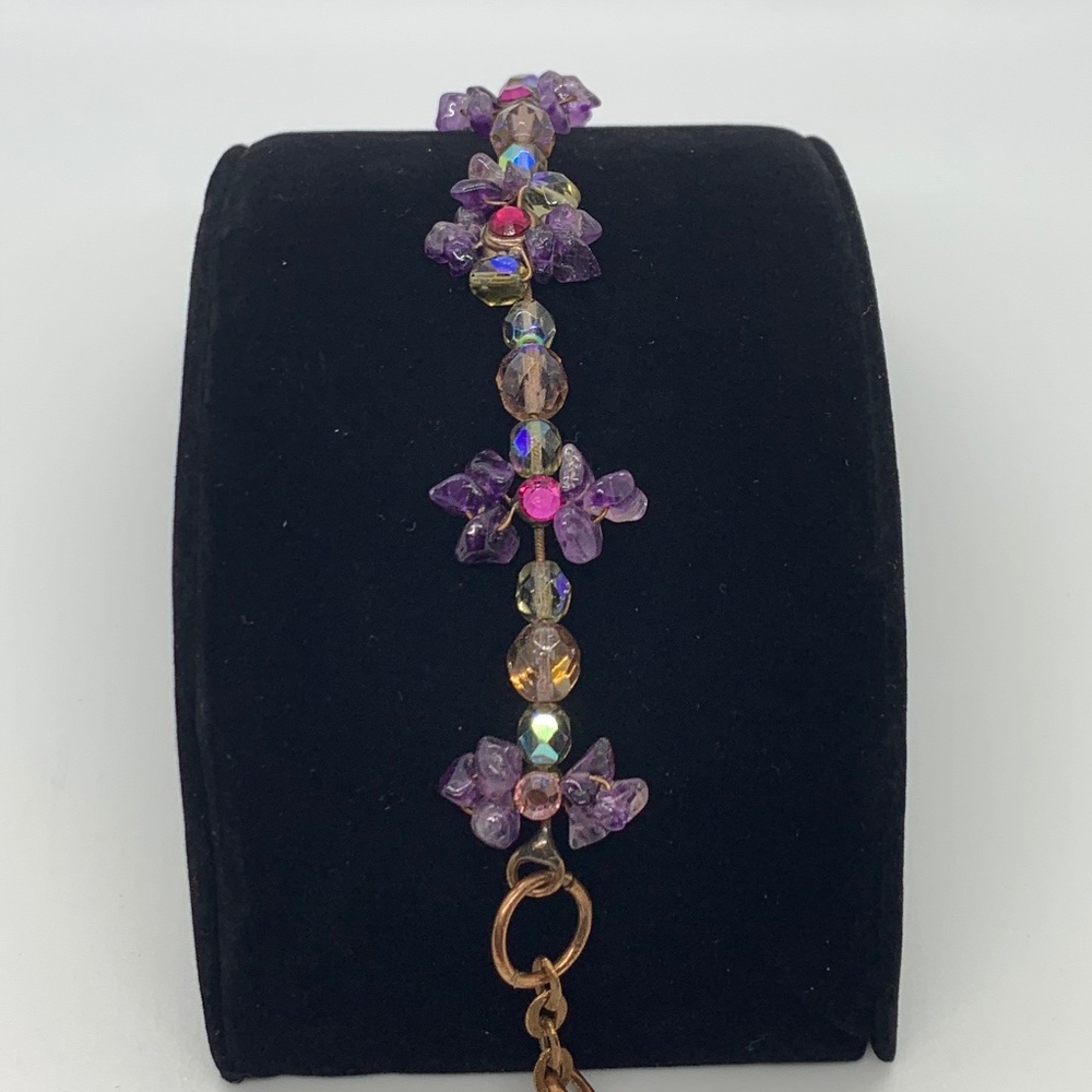 Laly purple stone bracelet